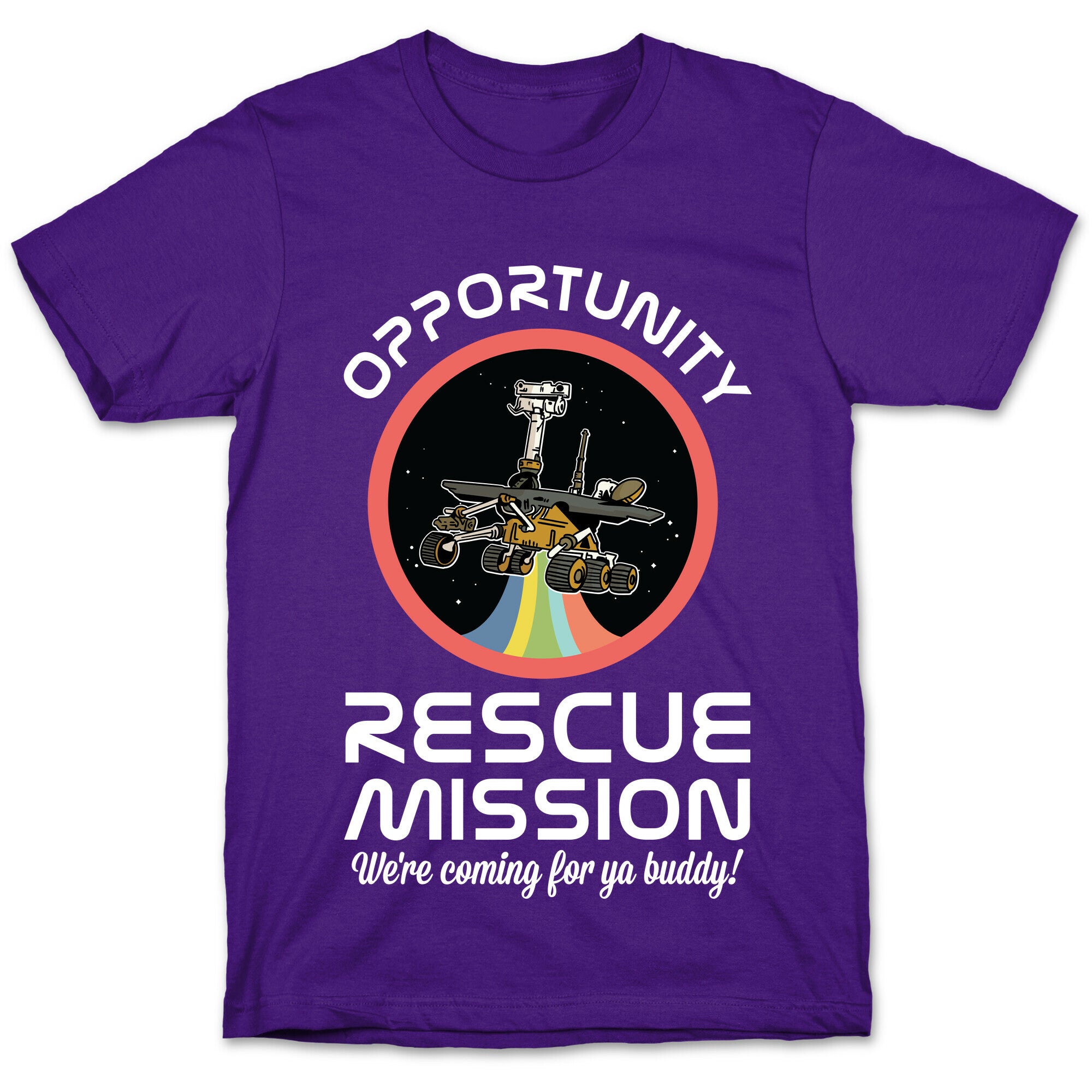 Opportunity Rescue Mission (Mars Rover) T-Shirt